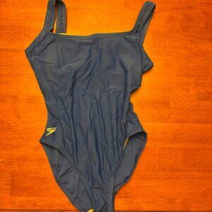Bright blue speedo one piece